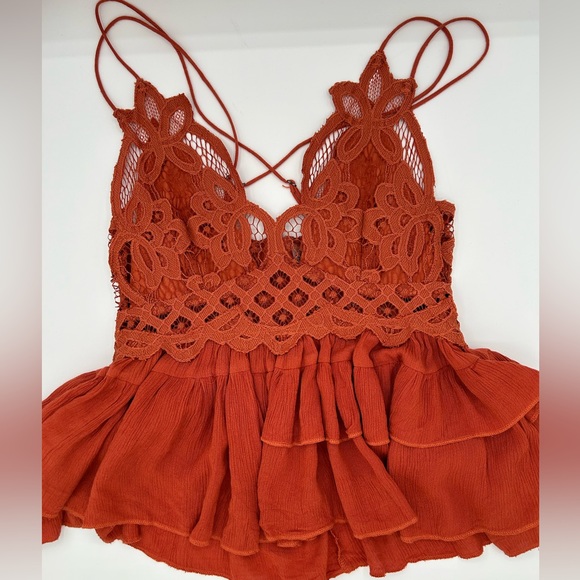 Free People Adella Cami Top Winding Roads NWT - Picture 3 of 7